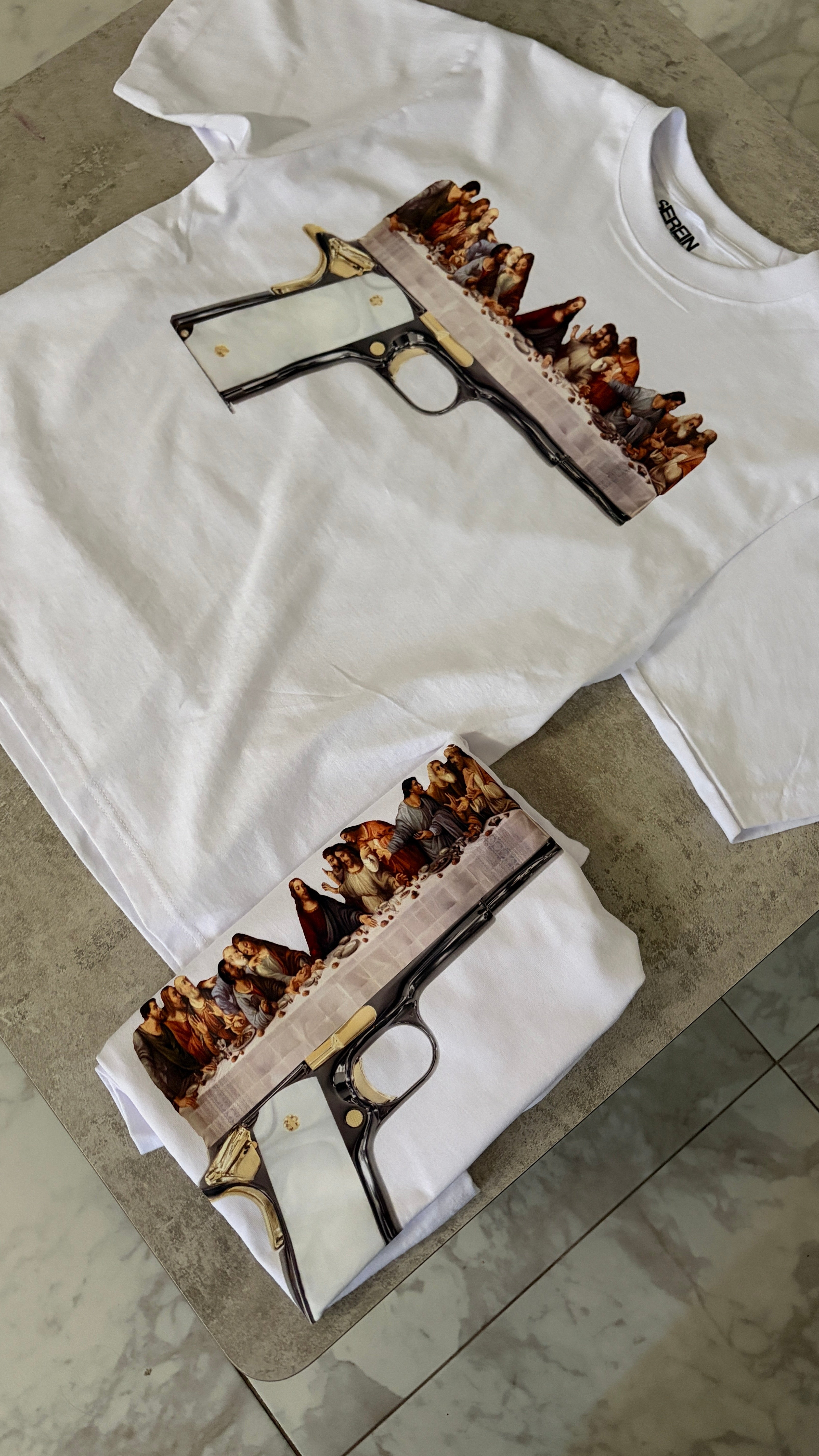 “Weaponized Betrayal" Shortsleeve - White