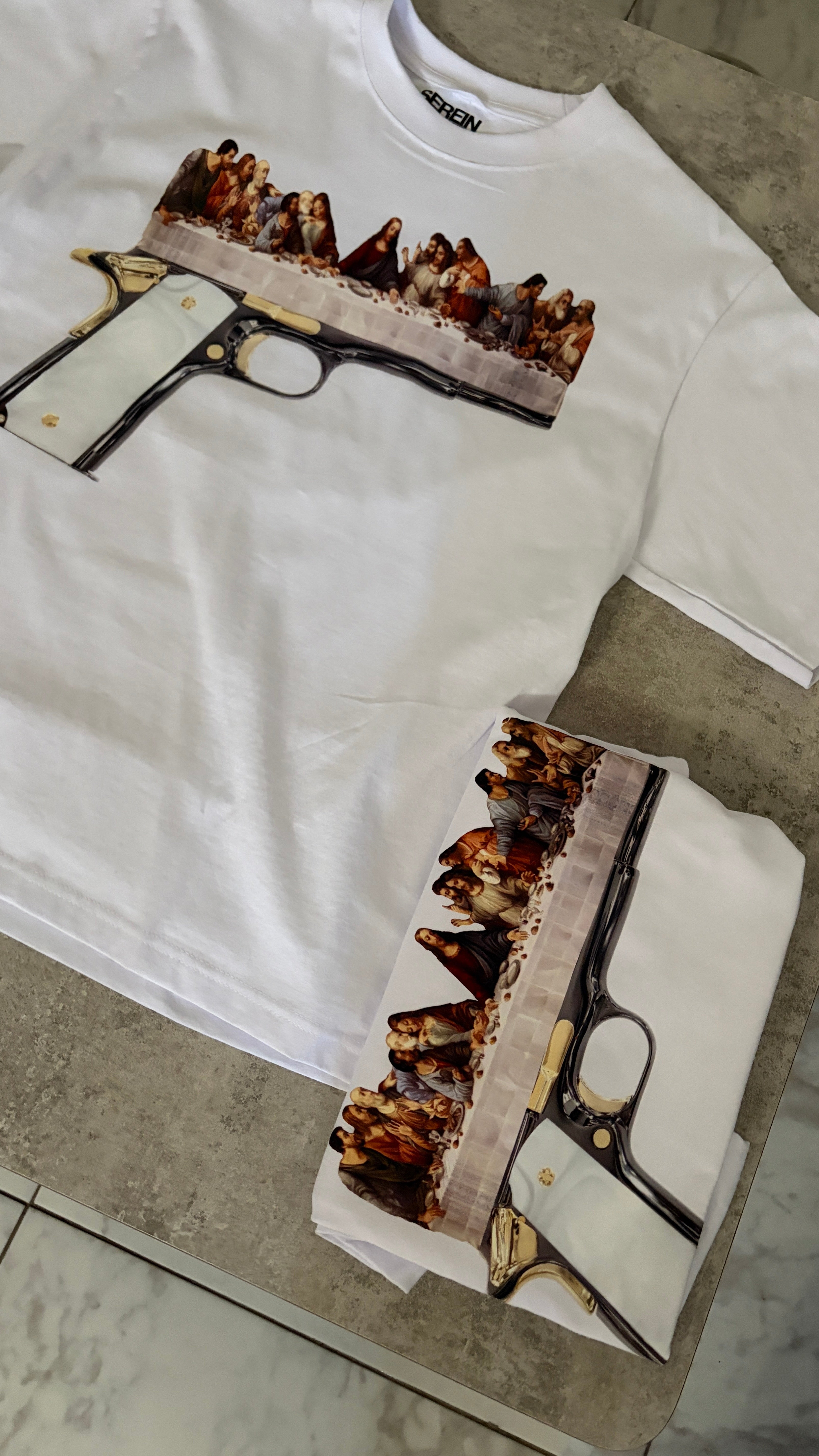 “Weaponized Betrayal" Shortsleeve - White