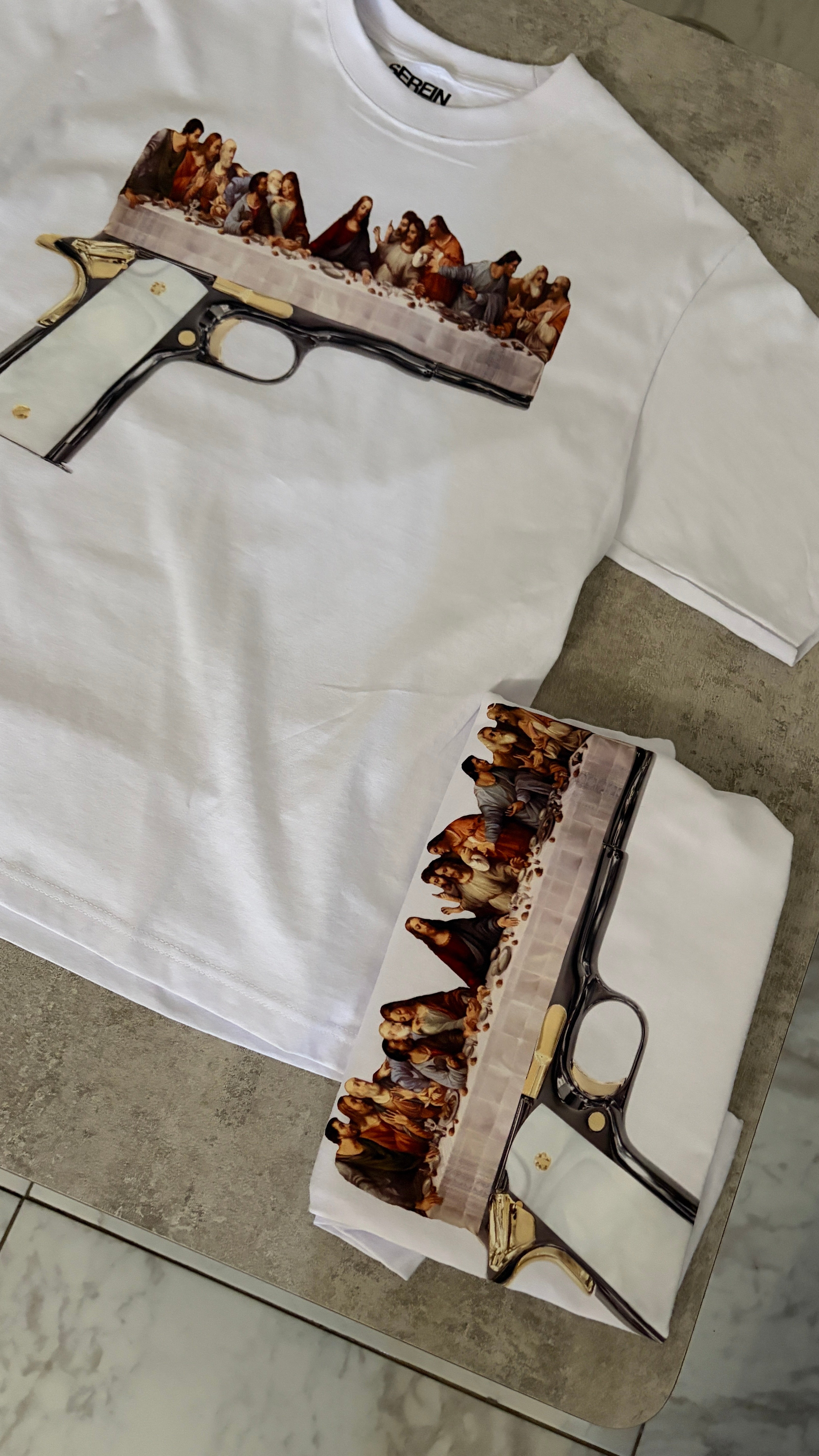 “Weaponized Betrayal" Shortsleeve - White