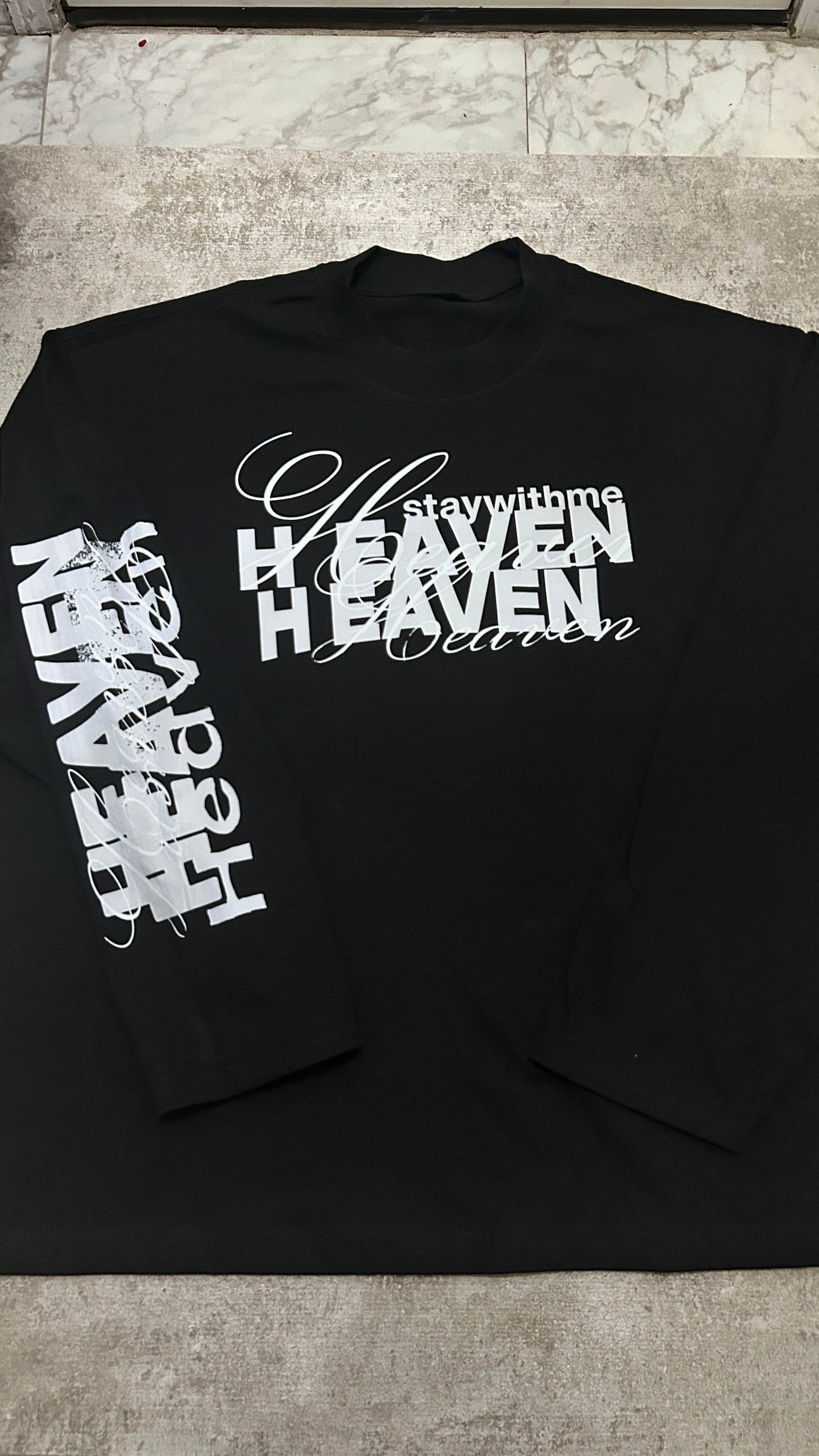 "Heaven" Longsleeve - Black