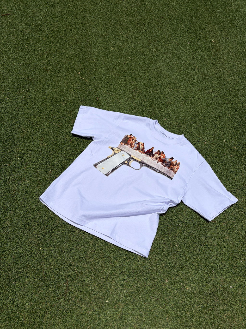 “Weaponized Betrayal" Shortsleeve - White