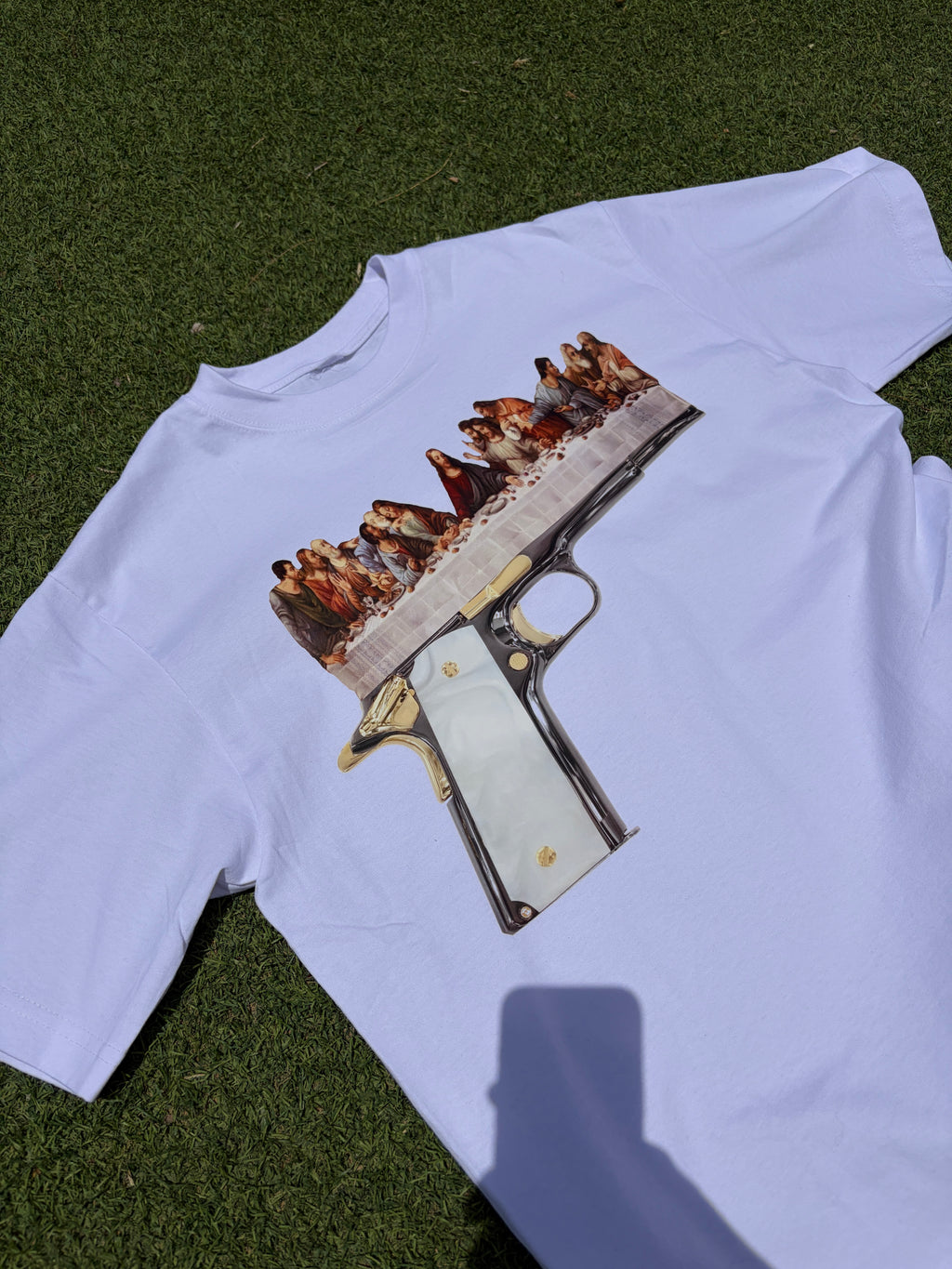 “Weaponized Betrayal" Shortsleeve - White